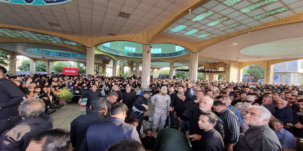 تشییع پیکر شهید داود شیروانی