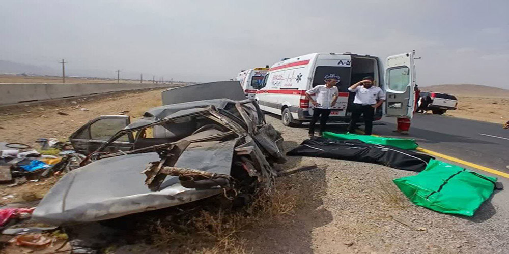 تصادف مرگبار در جاده سفیدشت به فرادنبه