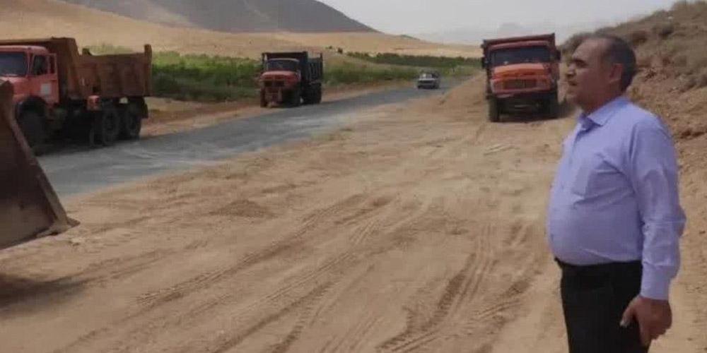 عملیات ایمن‌سازی جاده نقنه به گرم‌آباد