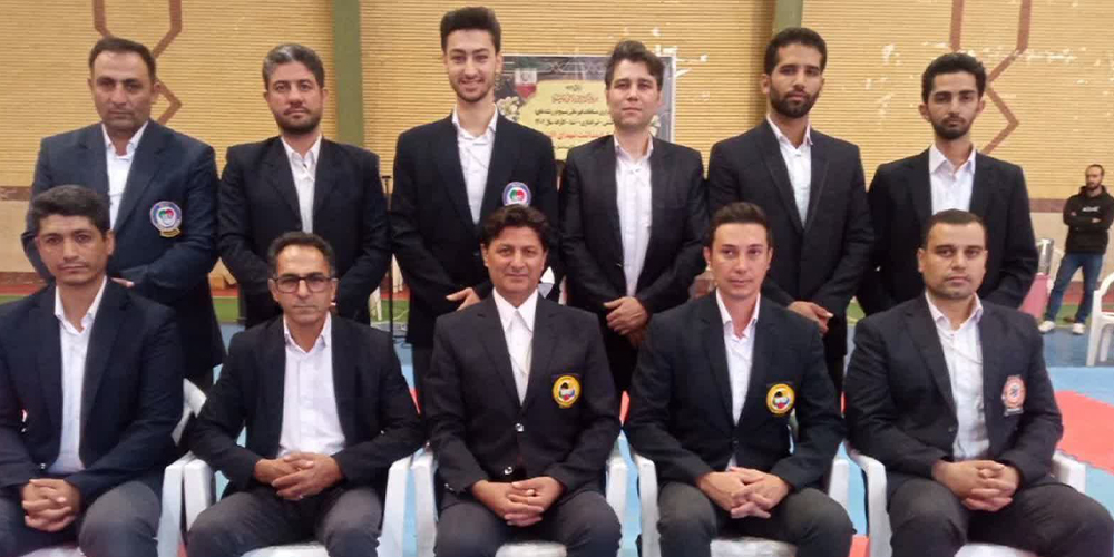 حضور داوران بروجن در مسابقات کاراته استان