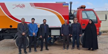 خرید یک دستگاه جاروب خیابانی مکانیزه برای شهرداری نقنه